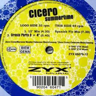 Cicero : Summertime (12")