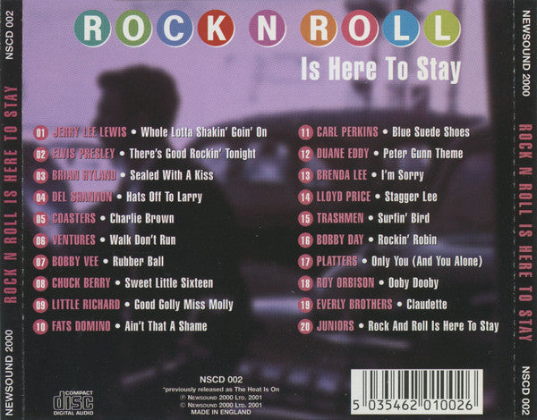 Various : Rock N Roll Is Here To Stay (CD, Comp)