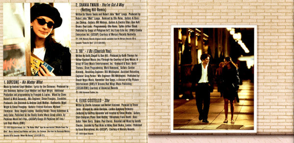 Various : Notting Hill - Music From The Motion Picture (CD, Comp, Club)