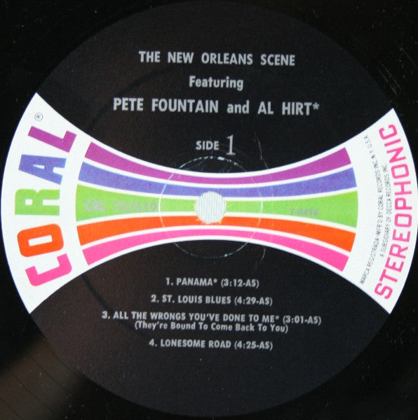 Pete Fountain And Al Hirt : The New Orleans Scene (LP, Album, RE)