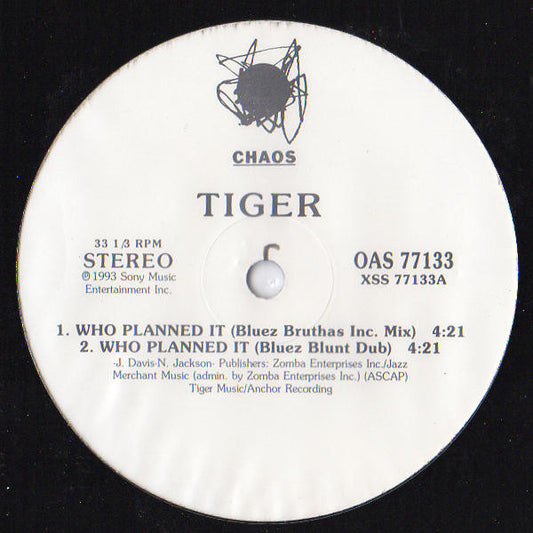 Tiger : Who Planned It (12")