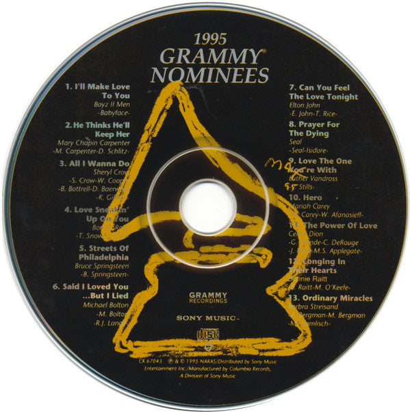 Various : 1995 Grammy Nominees (CD, Comp)