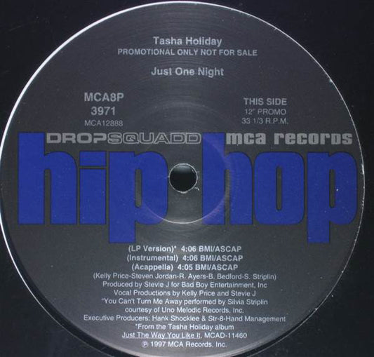 Tasha Holiday : So Real, So Right / Just One Night (12", Promo)