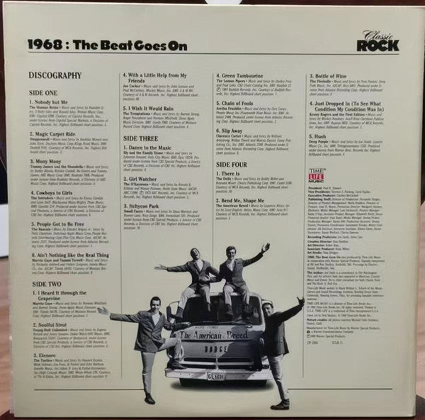 Various : Classic Rock 1968: The Beat Goes On (2xLP, Comp)