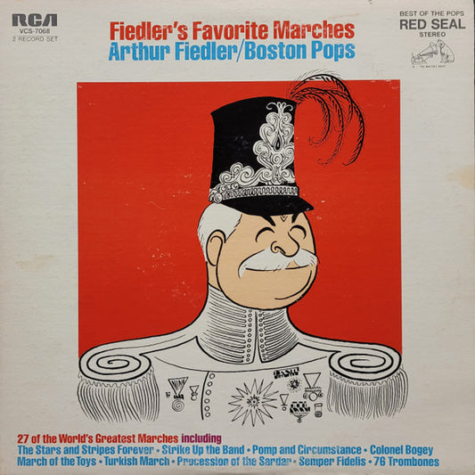Arthur Fiedler / The Boston Pops Orchestra : Fiedler's Favorite Marches (2xLP, Comp, Dyn)