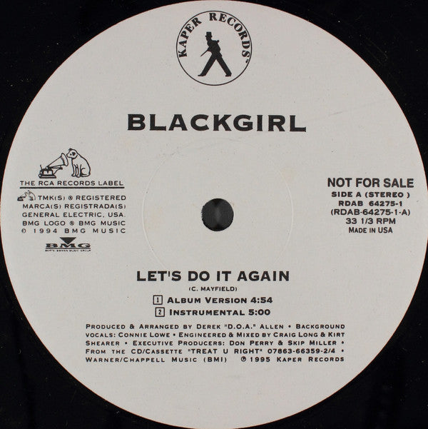 Blackgirl : Let's Do It Again (12", Promo)