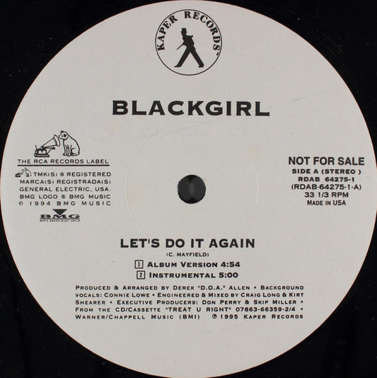 Blackgirl : Let's Do It Again (12", Promo)