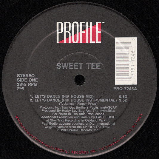 Sweet Tee : Let's Dance (12", Single)