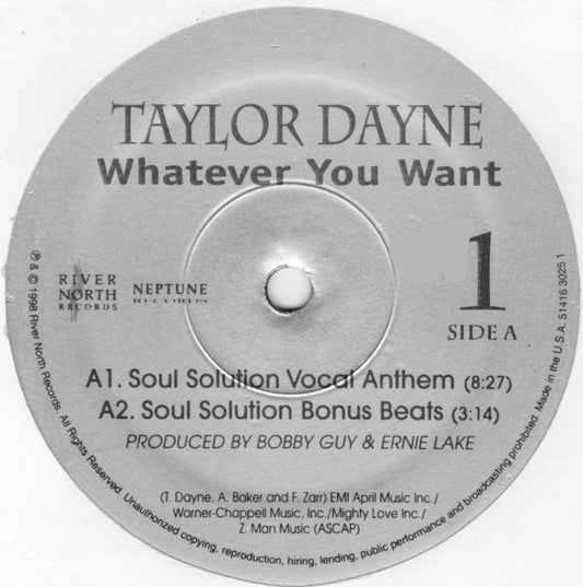 Taylor Dayne : Whatever You Want (2x12", Promo, Sil)