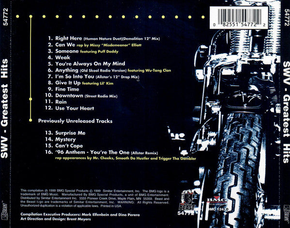 SWV : Greatest Hits (CD, Comp)