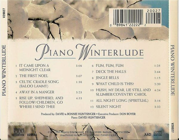 David Huntsinger : Piano Winterlude (CD, Album)