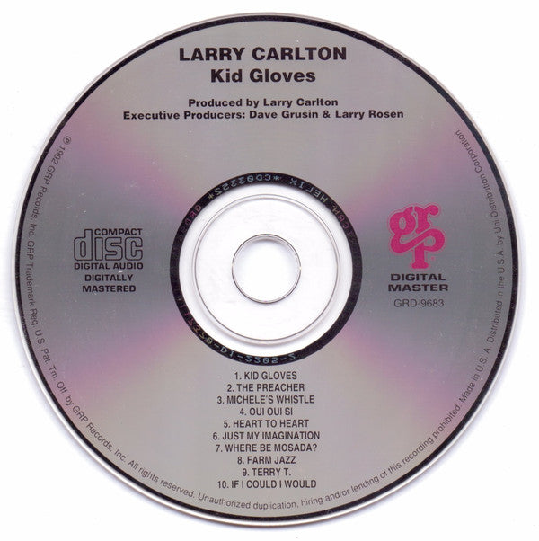 Larry Carlton : Kid Gloves (CD, Album, Ame)