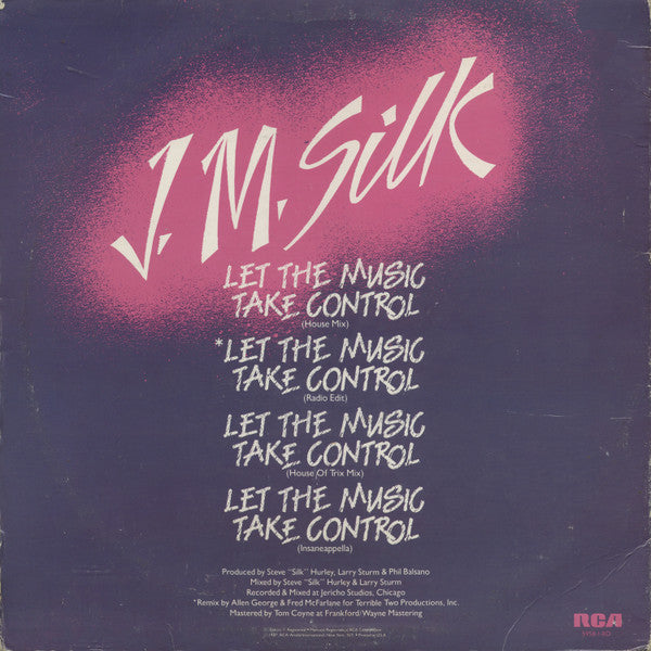 J.M. Silk : Let The Music Take Control (12")