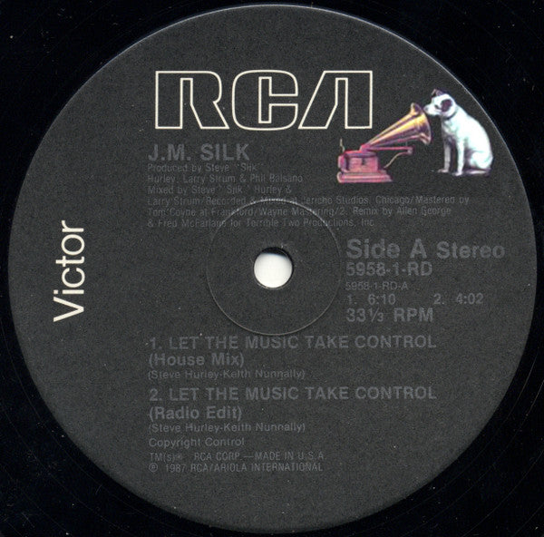 J.M. Silk : Let The Music Take Control (12")