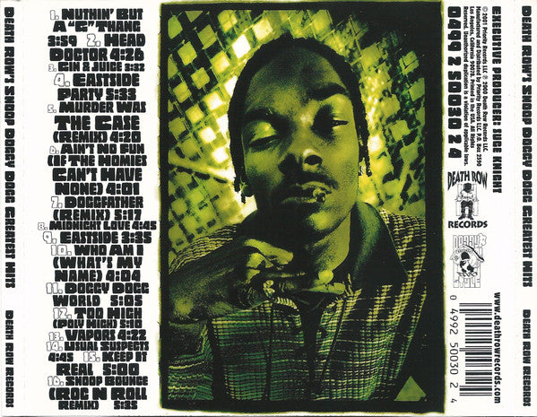 Snoop Dogg : Death Row's Snoop Doggy Dogg Greatest Hits (CD, Comp, RE)