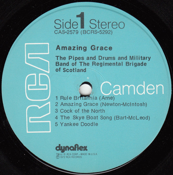 The Pipes And Drums And Military Band Of The Regimental Brigade Of Scotland : Amazing Grace (LP, Album, Hol)