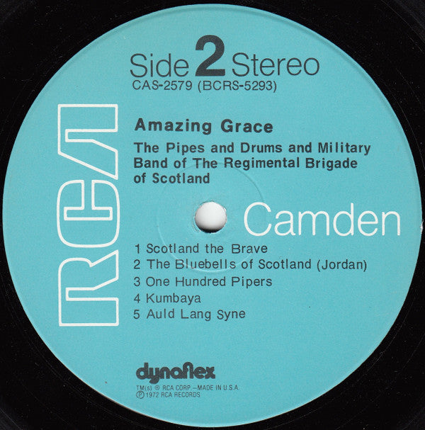 The Pipes And Drums And Military Band Of The Regimental Brigade Of Scotland : Amazing Grace (LP, Album, Hol)