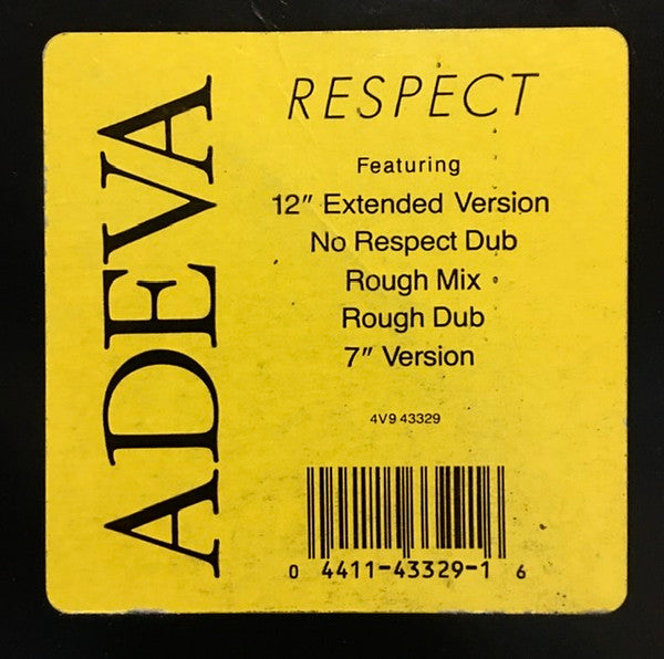 Adeva : Respect (12", Promo)