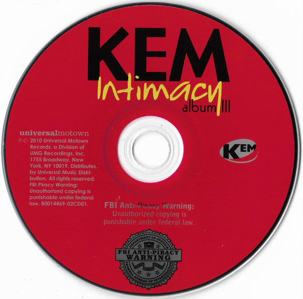 Kem : Intimacy (CD, Album)