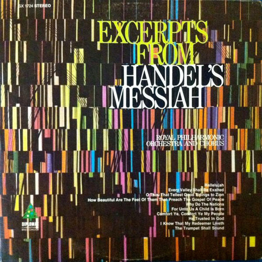 Royal Philharmonic Orchestra And Royal Philharmonic Chorus : Excerpts From Handel's Messiah (LP, Album)