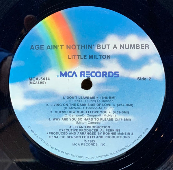 Little Milton : Age Ain't Nothin' But A Number (LP, Album)