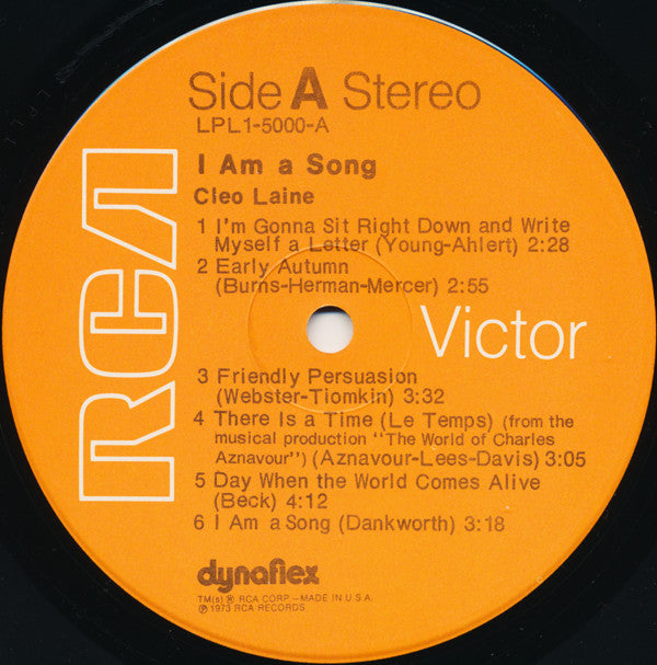 Cleo Laine : I Am A Song (LP, Album)