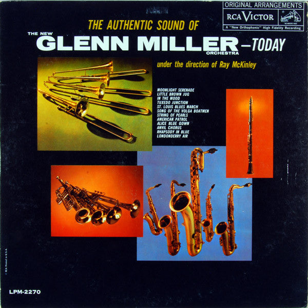 The New Glenn Miller Orchestra : The Authentic Sound Of The New Glenn Miller Orchestra - Today (LP, Mono)