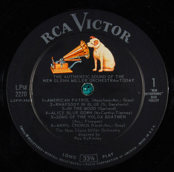 The New Glenn Miller Orchestra : The Authentic Sound Of The New Glenn Miller Orchestra - Today (LP, Mono)