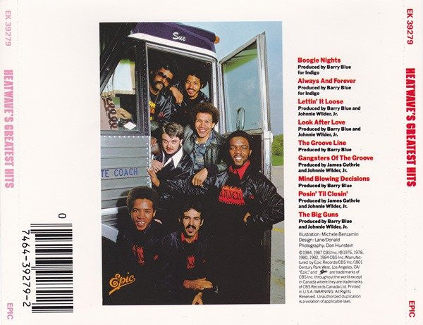 Heatwave : Heatwave's Greatest Hits (CD, Comp, RE)