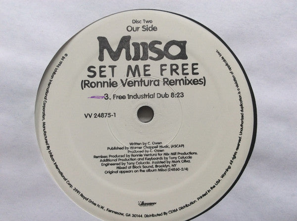 Miisa : Set Me Free (2x12", Gat)