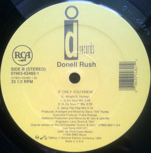 Donnell Rush : If Only You Knew (12")