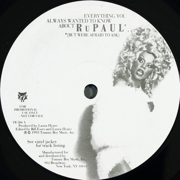 RuPaul : Everything You Always Wanted To Know About RuPaul *, * (But Were Afraid To Ask) (12", Promo)