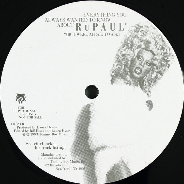 RuPaul : Everything You Always Wanted To Know About RuPaul *, * (But Were Afraid To Ask) (12", Promo)