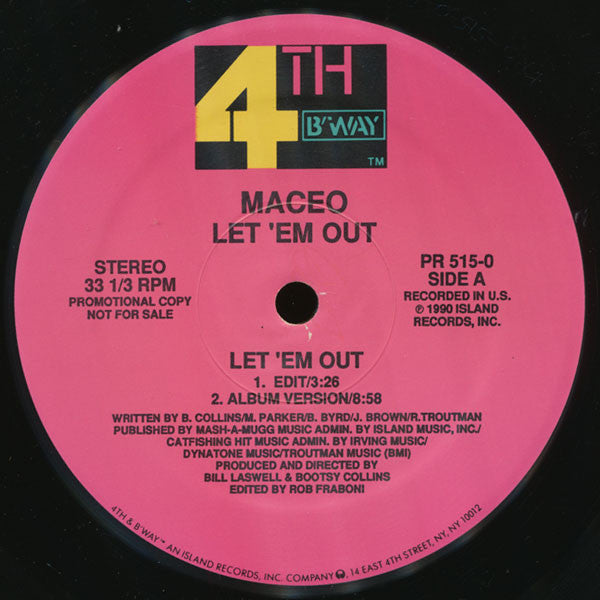 Maceo Parker : Let 'Em Out (12", Promo)