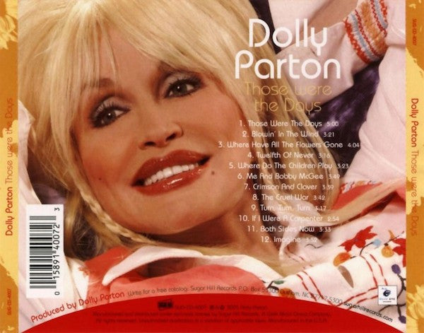 Dolly Parton : Those Were The Days (CD, Album)