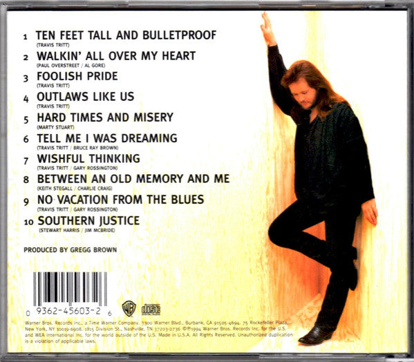 Travis Tritt : Ten Feet Tall And Bulletproof (CD, Album)