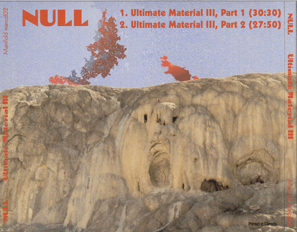 K.K. Null : Ultimate Material III (CD)