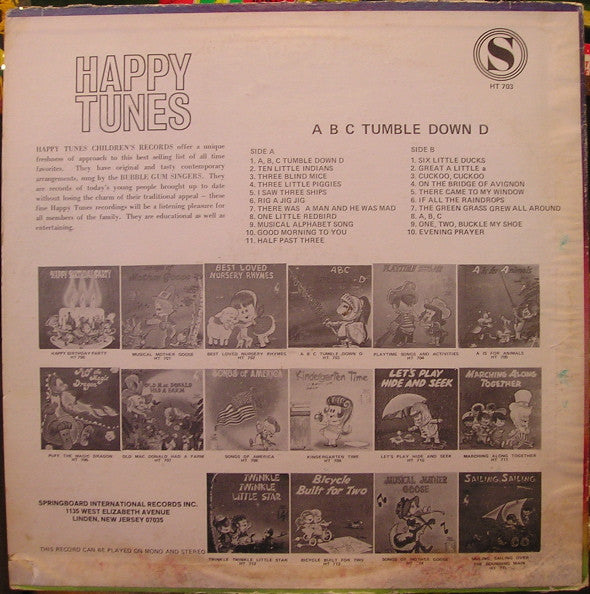 Bubble Gum Singers And Orchestra : A, B, C, Tumble Down D (LP, Album)