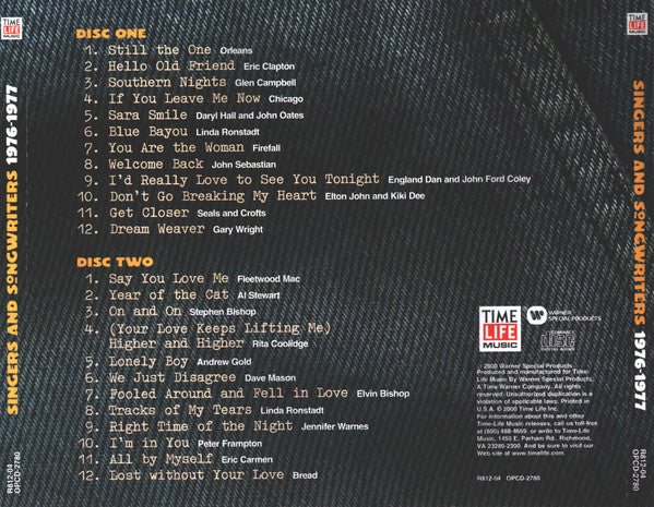 Various : Singers And Songwriters 1976-1977 (2xCD, Comp)