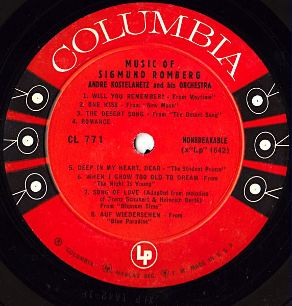 André Kostelanetz And His Orchestra : Music Of Fritz Kreisler And Sigmund Romberg (LP, Album, Mono, RE)