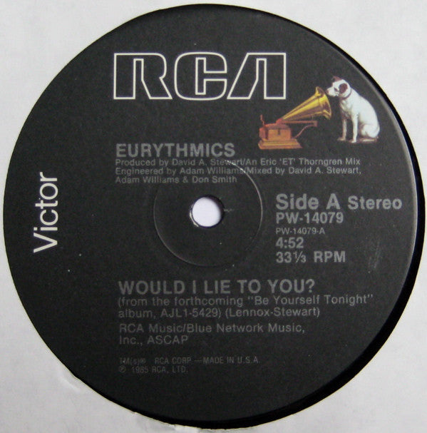 Eurythmics : Would I Lie To You? (12")