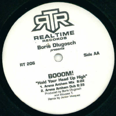 Boris Dlugosch Presents Booom! : Hold Your Head Up High (2x12")