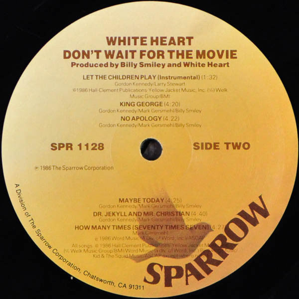 White Heart : Don't Wait For The Movie (LP, Album)