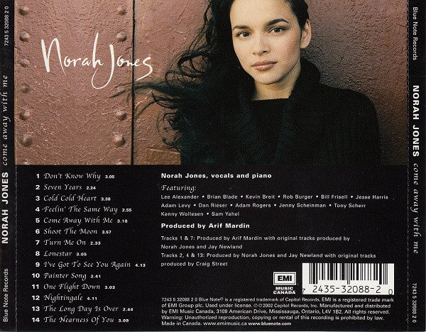 Norah Jones : Come Away With Me (CD, Album)