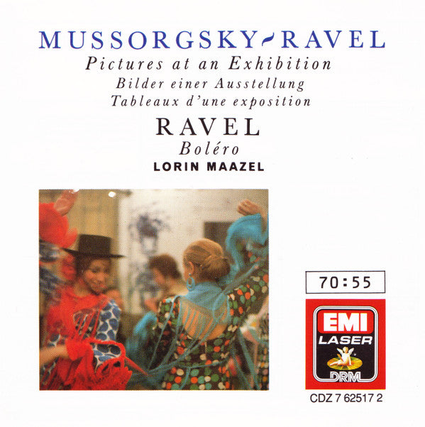 Modest Mussorgsky - Maurice Ravel, Lorin Maazel : Pictures At An Exhibition - Bilder Einer Ausstellung - Tableaux D'Une Exposition - Boléro (CD, Comp)
