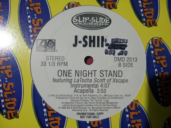 J-Shin Featuring LaTocha Scott : One Night Stand (12", Promo)