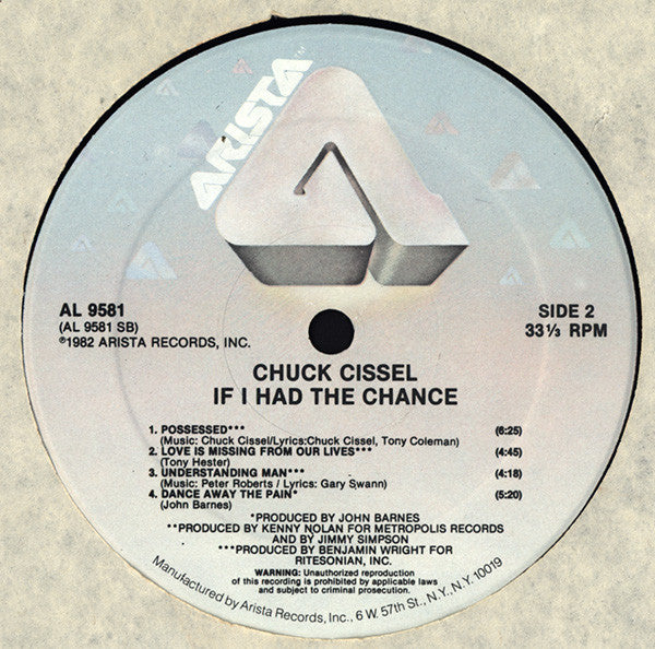 Chuck Cissel : If I Had The Chance (LP, Album)