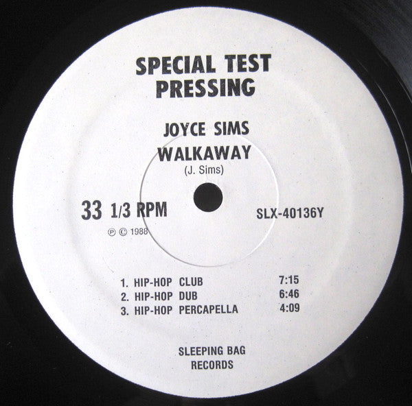 Joyce Sims : Walkaway (12", TP)