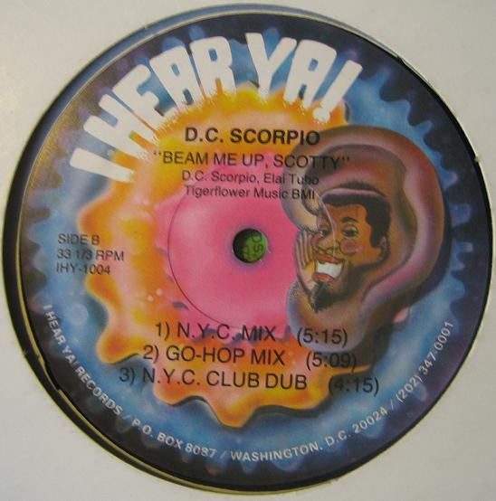 D.C. Scorpio : Beam Me Up, Scotty (12")