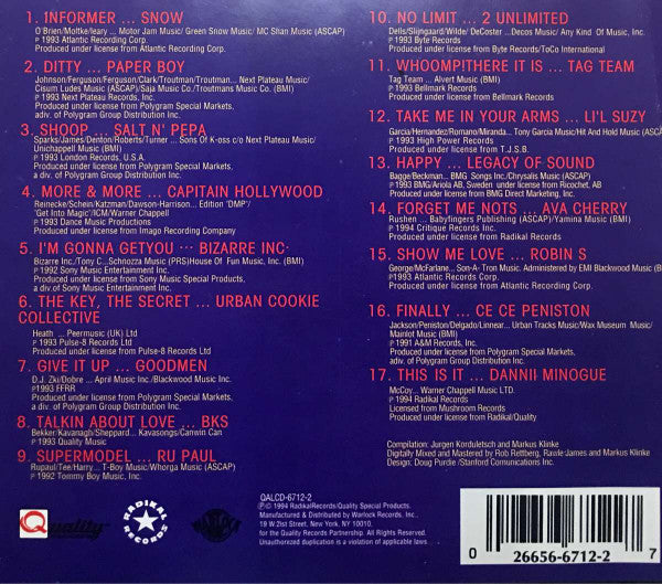 Various : Dance Mix USA Vol. 2 (CD, Comp, P/Mixed)